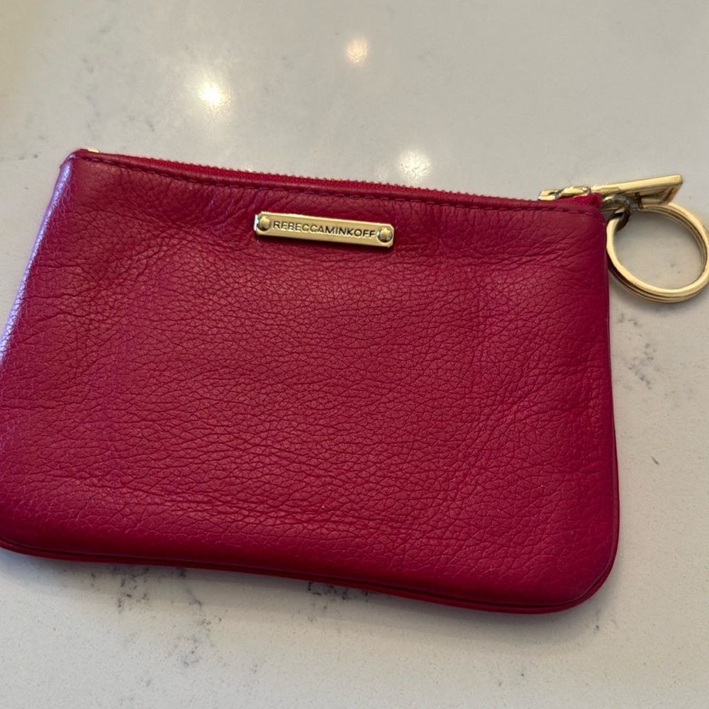 Rebecca Minkoff mini wallet with key ring